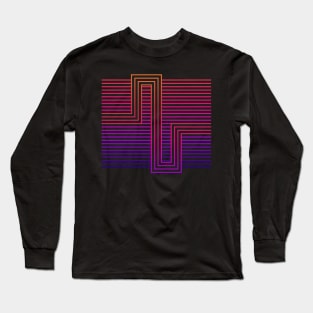 Simple Lines Long Sleeve T-Shirt